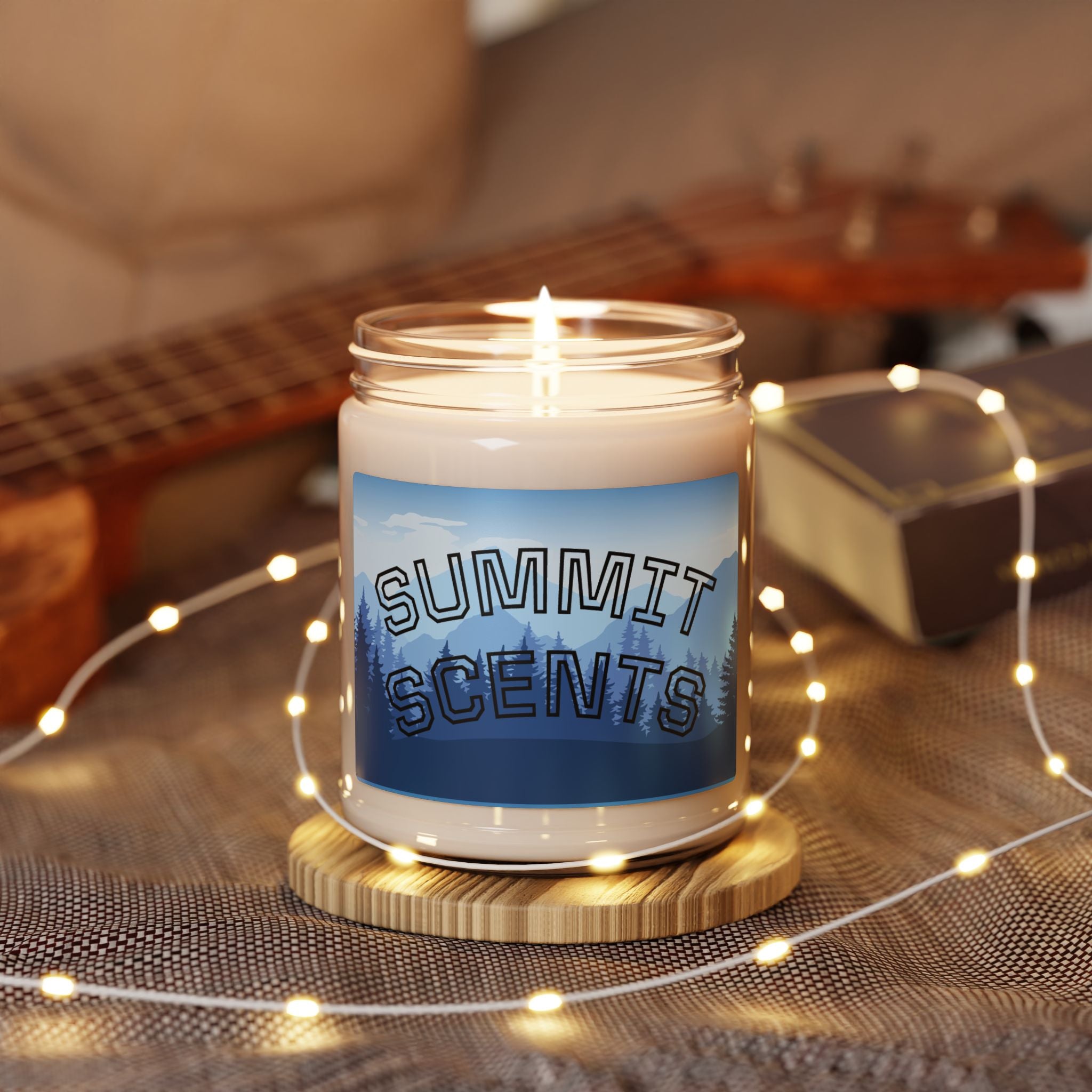 Summit Scents Soy Candle — 9oz Mountain Breeze Scented Jar