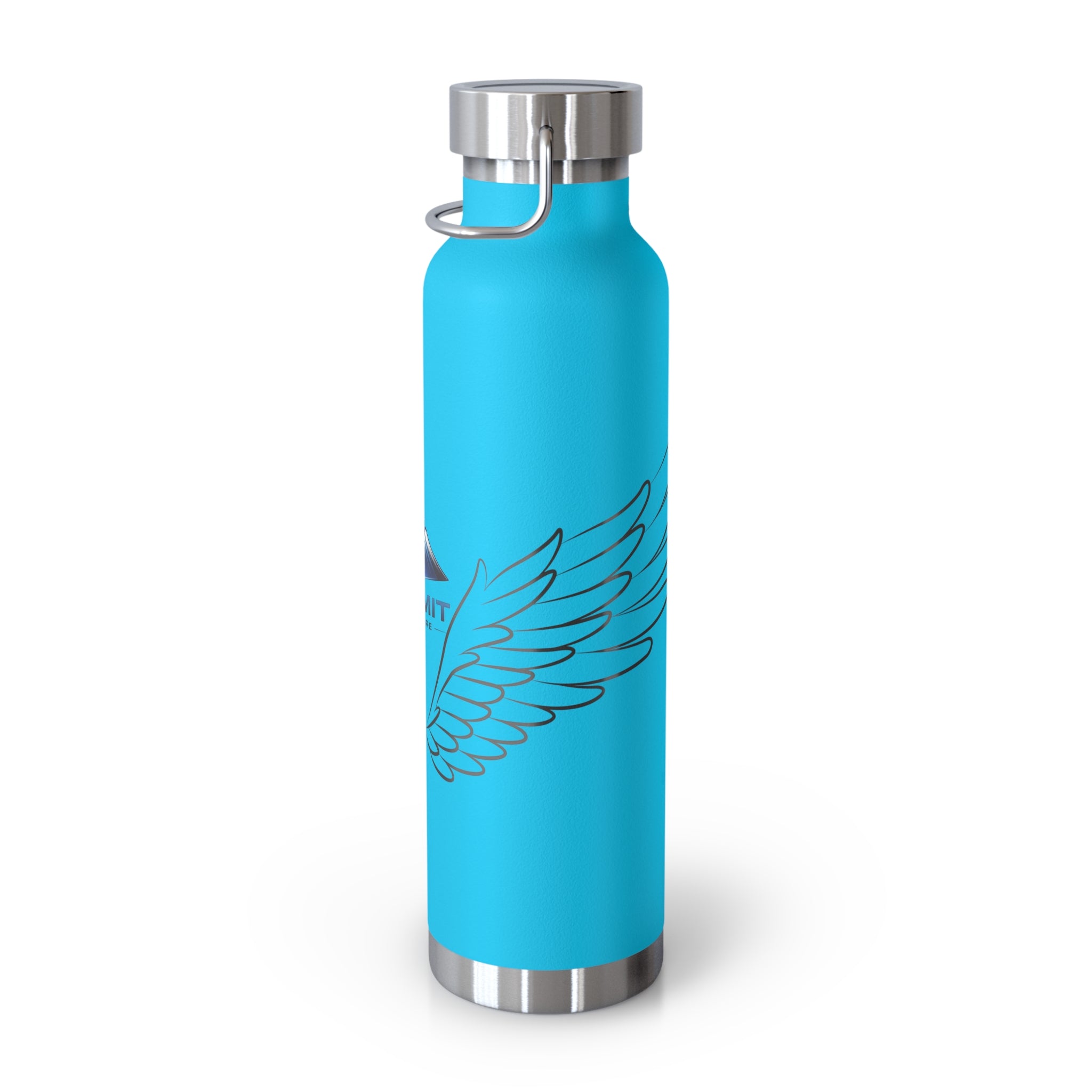 Summit Wings 22oz Copper Vacuum Insulated Bottle — Stainless Lid, Keeps Drinks Hot/Cold