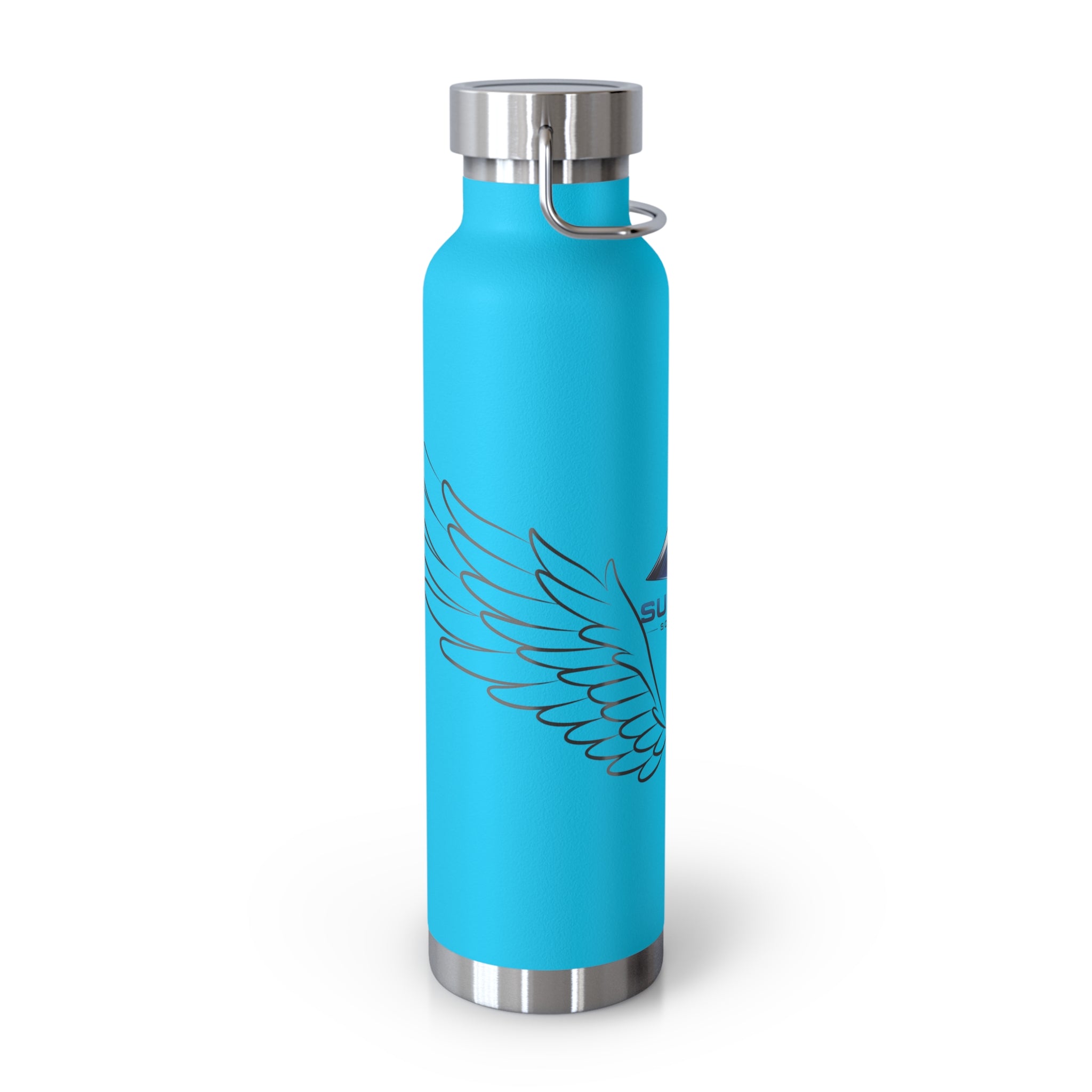 Summit Wings 22oz Copper Vacuum Insulated Bottle — Stainless Lid, Keeps Drinks Hot/Cold