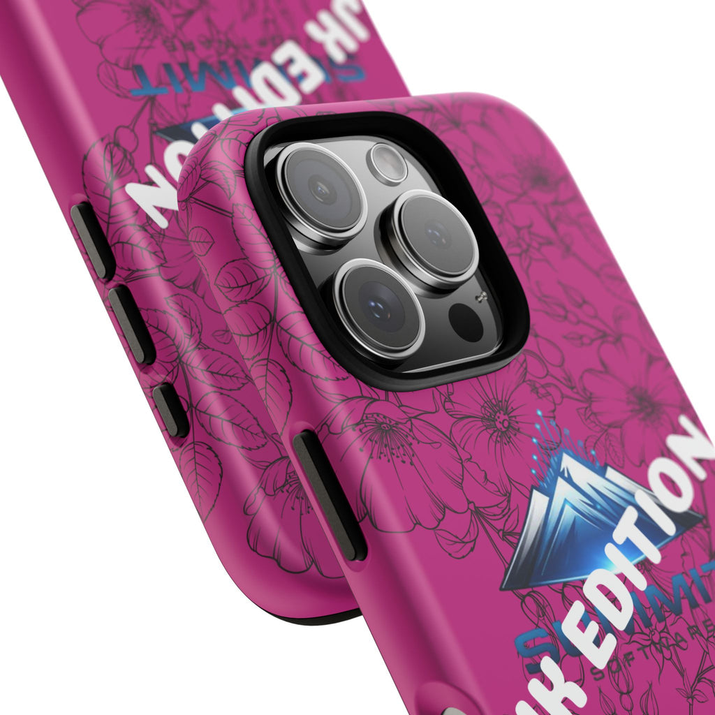 JK Edition Floral Mountain Tough Phone Case — Pink Protective Cover