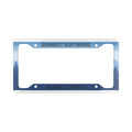 Summit Reach Mountain License Plate Frame — "Summit Software" Blue Scenic Frame