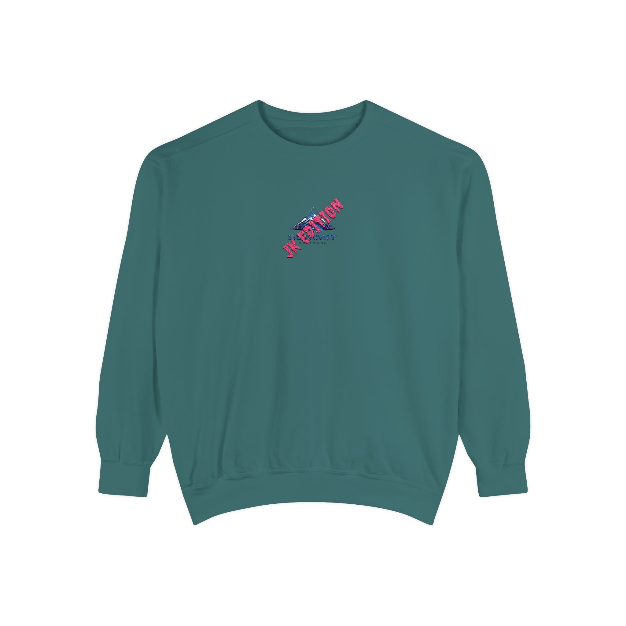 Vintage 'Vacation Vibes' Garment-Dyed Sweatshirt — Retro Travel Graphic Crewneck