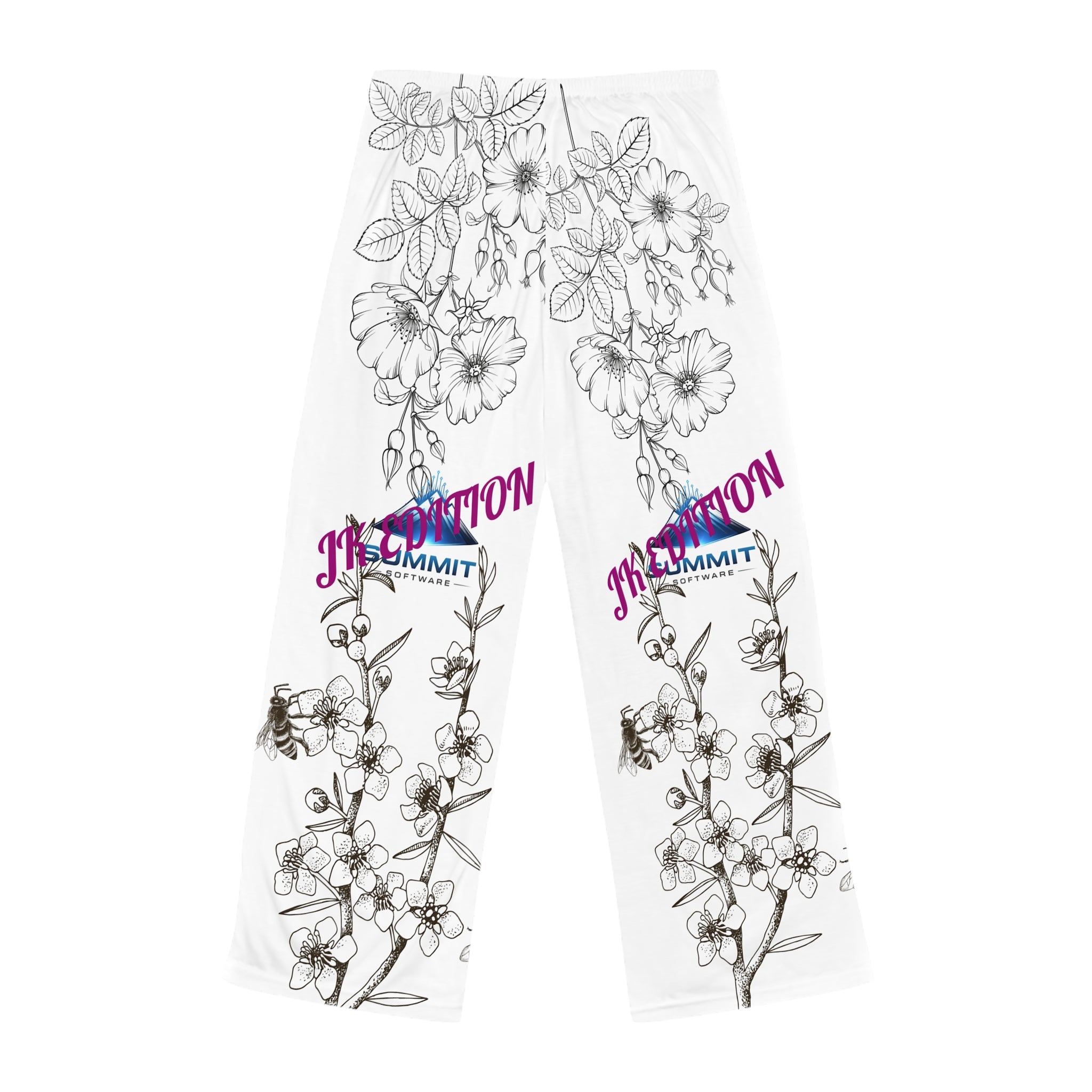 Floral Lounge Pajama Pants — JR Edition Printed Women’s Sleep Bottoms