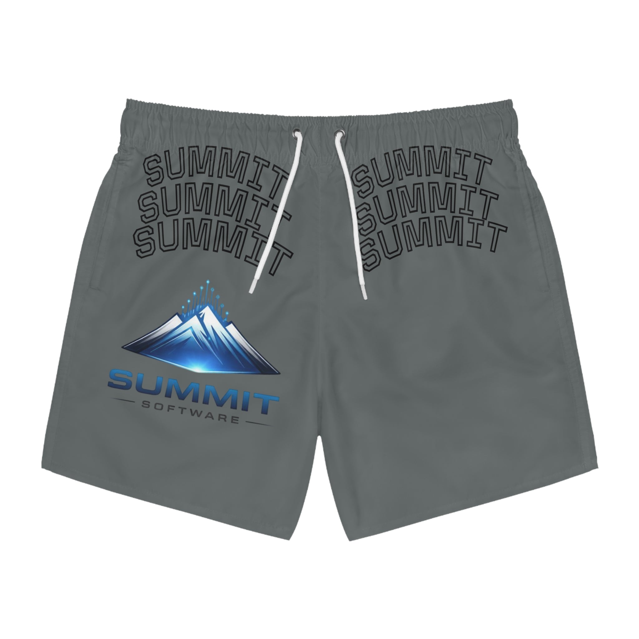 Summit 'Look Mom, I Made It' Pink Swim Trunks