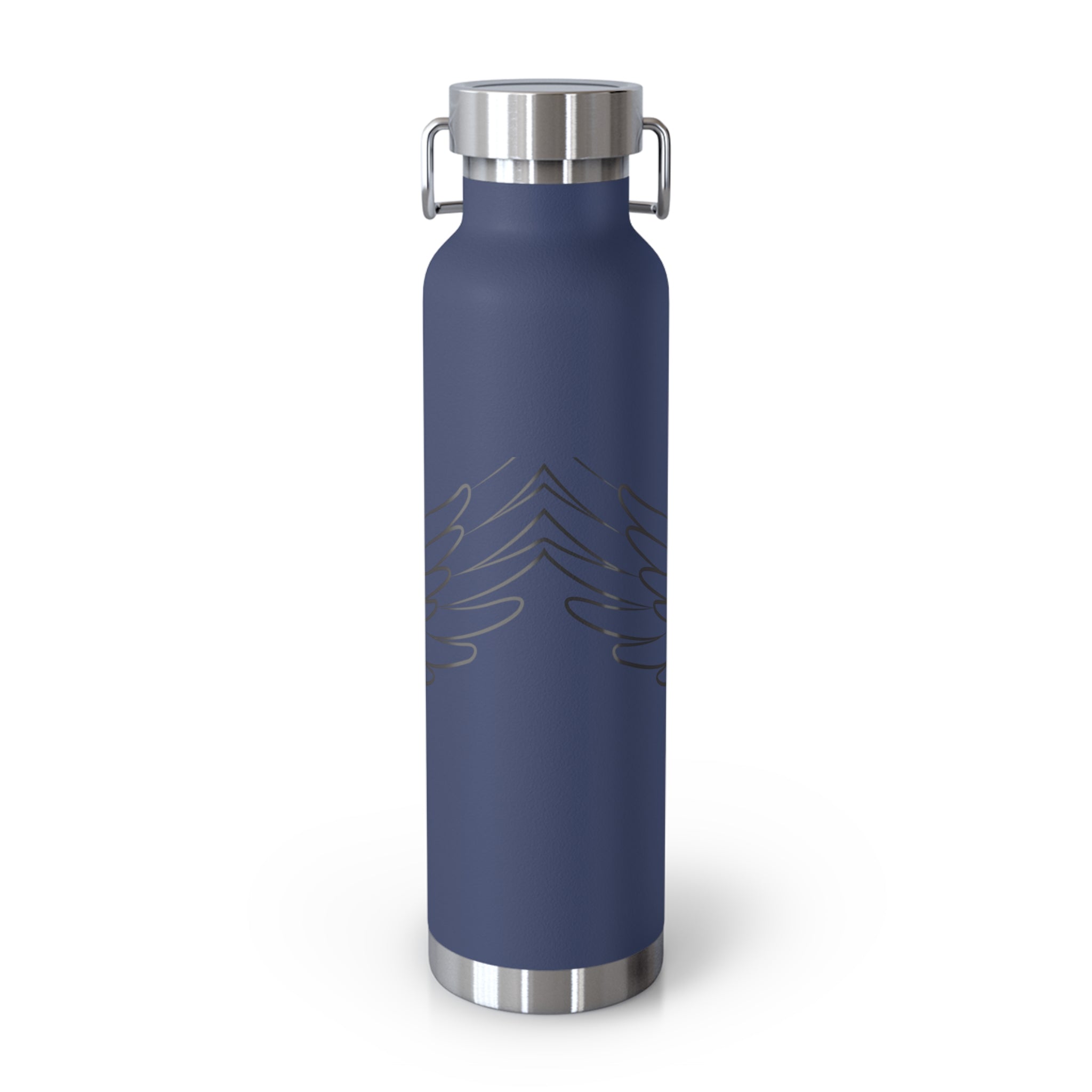 Summit Wings 22oz Copper Vacuum Insulated Bottle — Stainless Lid, Keeps Drinks Hot/Cold