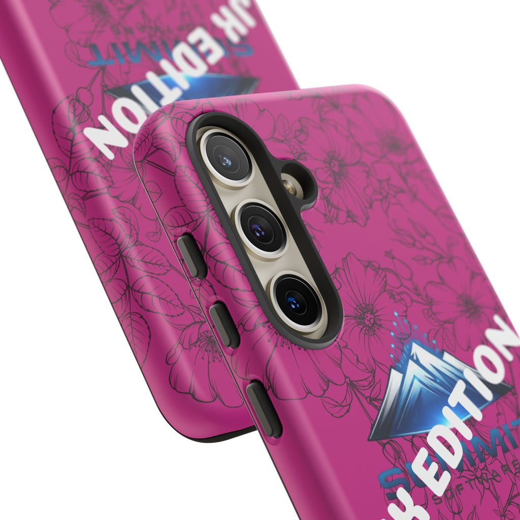 JK Edition Floral Mountain Tough Phone Case — Pink Protective Cover