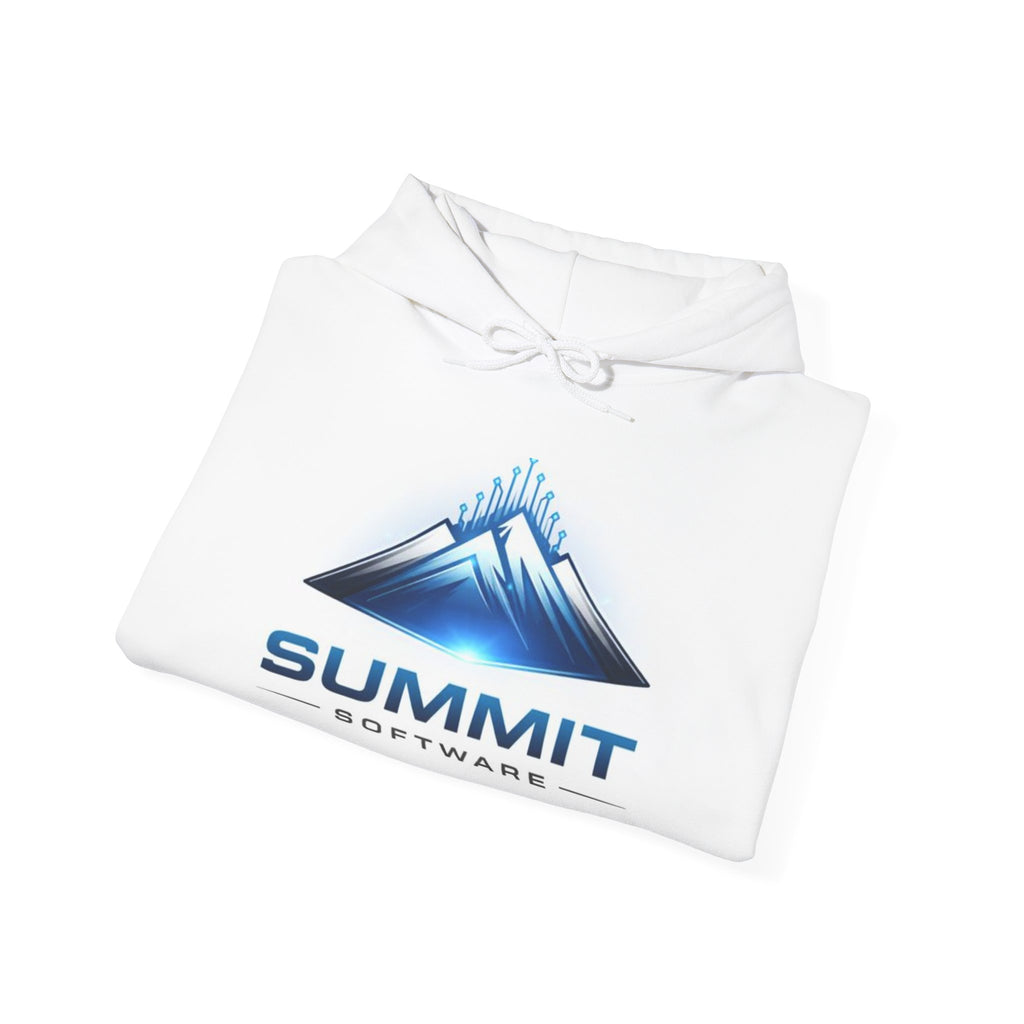 Summit Reach Hoodie — Mountain Logo Pullover with Wings & Sleeve Art