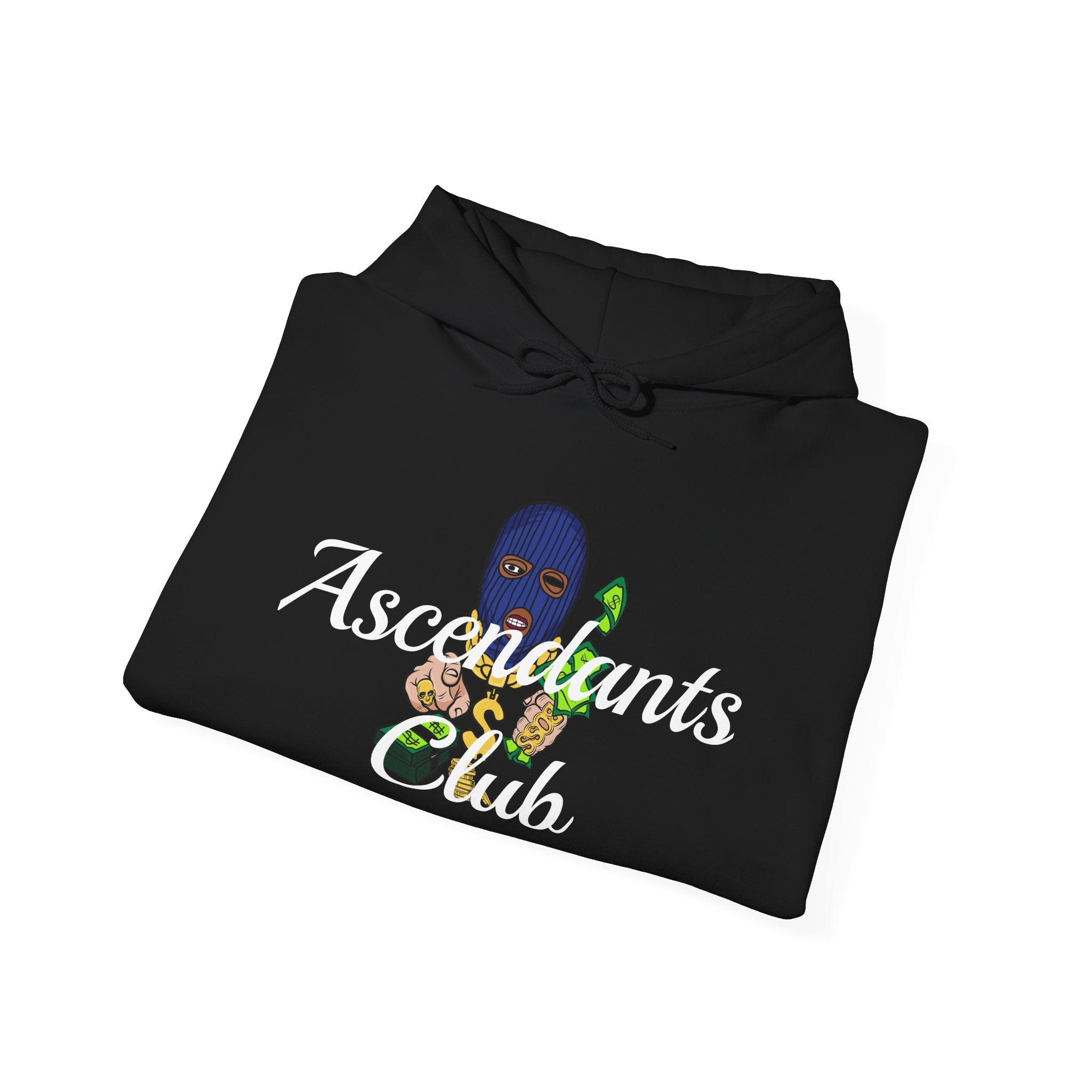 Ascendants Club Hoodie — "Arise" Graphic Pullover with Sleeve Art