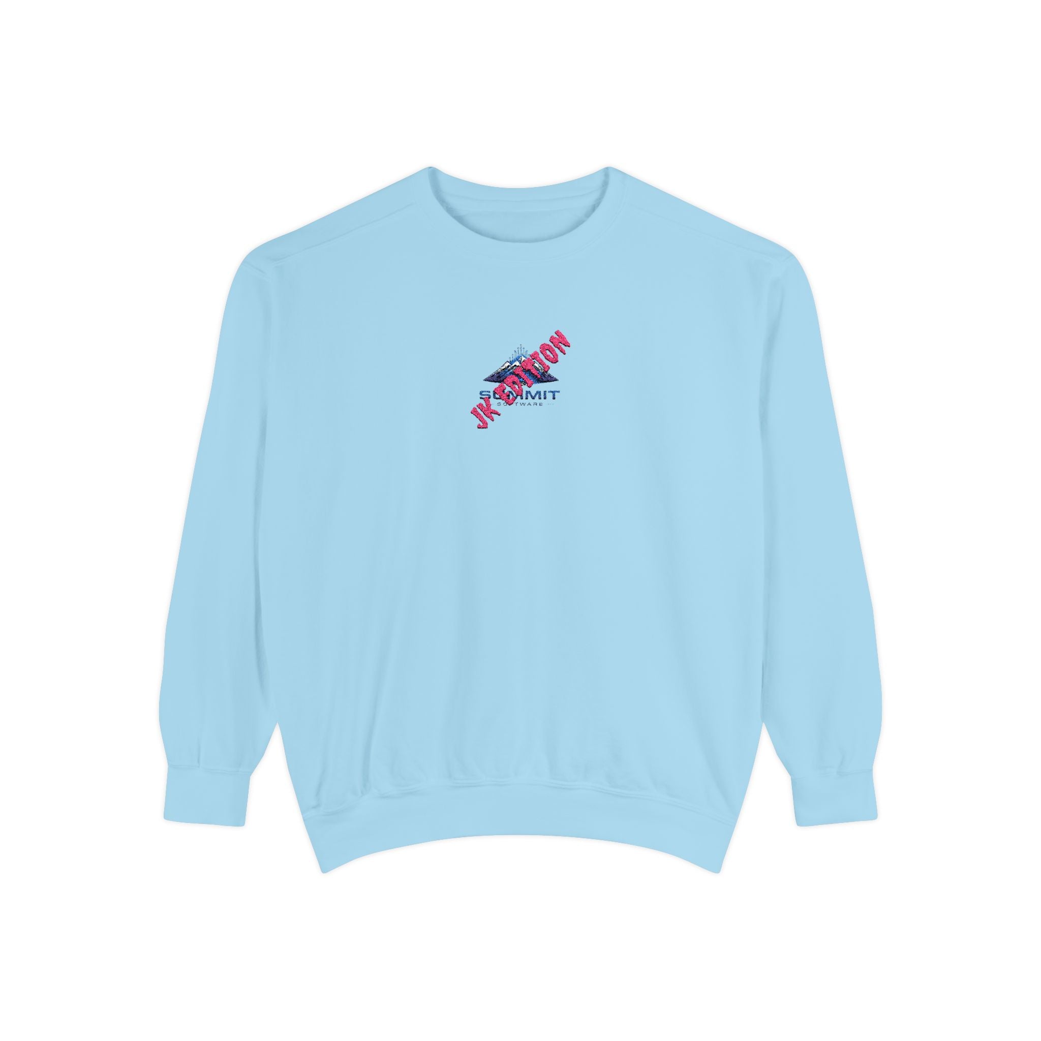 Vintage 'Vacation Vibes' Garment-Dyed Sweatshirt — Retro Travel Graphic Crewneck