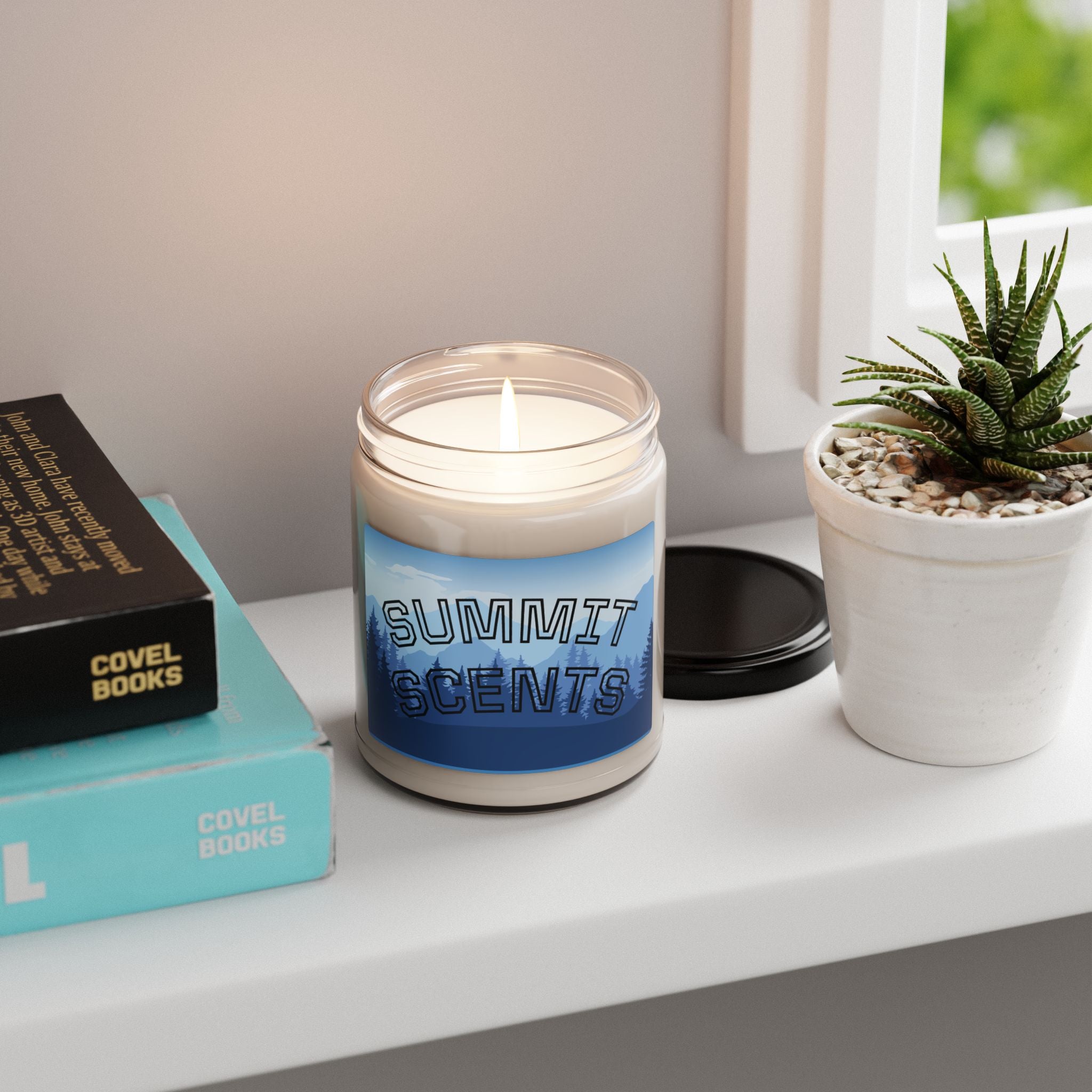 Summit Scents Soy Candle — 9oz Mountain Breeze Scented Jar