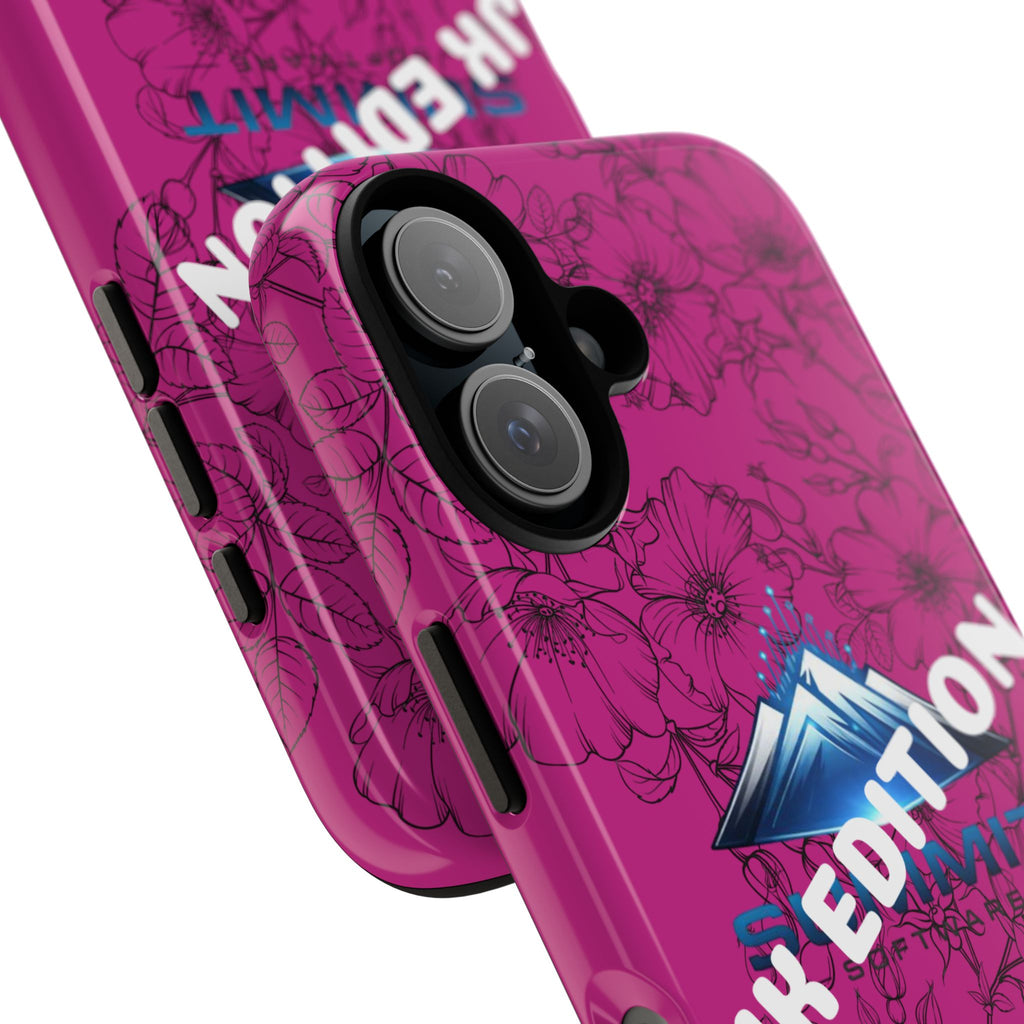 JK Edition Floral Mountain Tough Phone Case — Pink Protective Cover