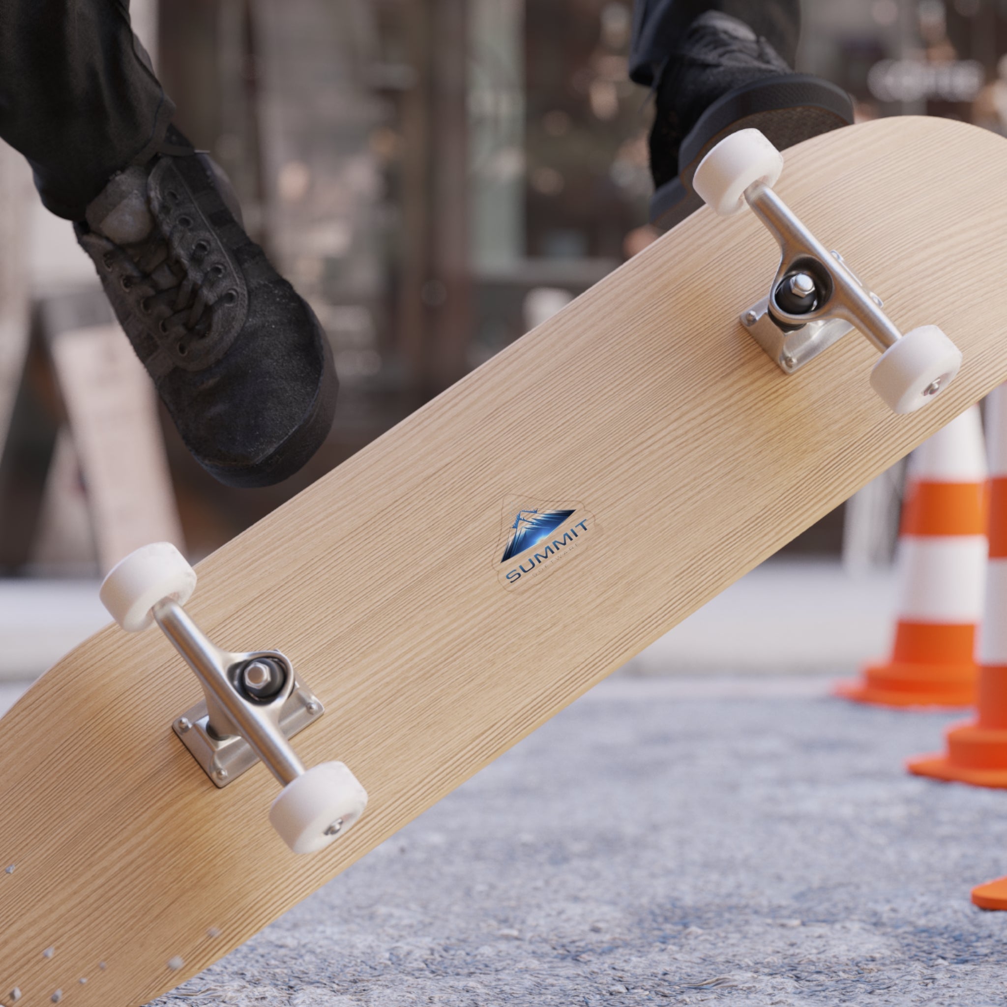 Summit Software Die-Cut Outdoor Sticker — Weatherproof Transparent Laptop & Car Decal