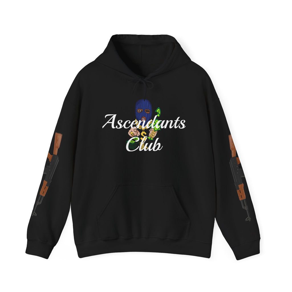 Ascendants Club Hoodie — "Arise" Graphic Pullover with Sleeve Art