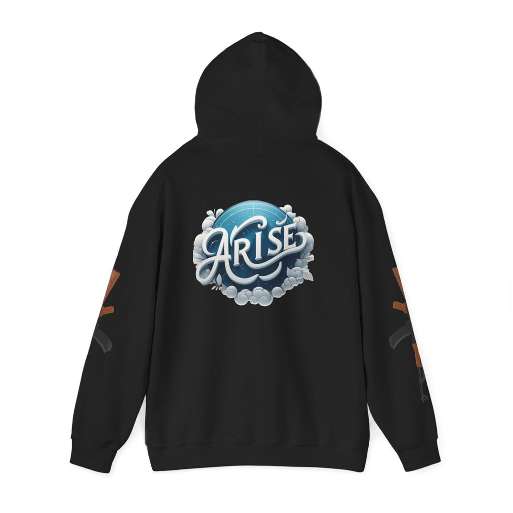 Ascendants Club Hoodie — "Arise" Graphic Pullover with Sleeve Art