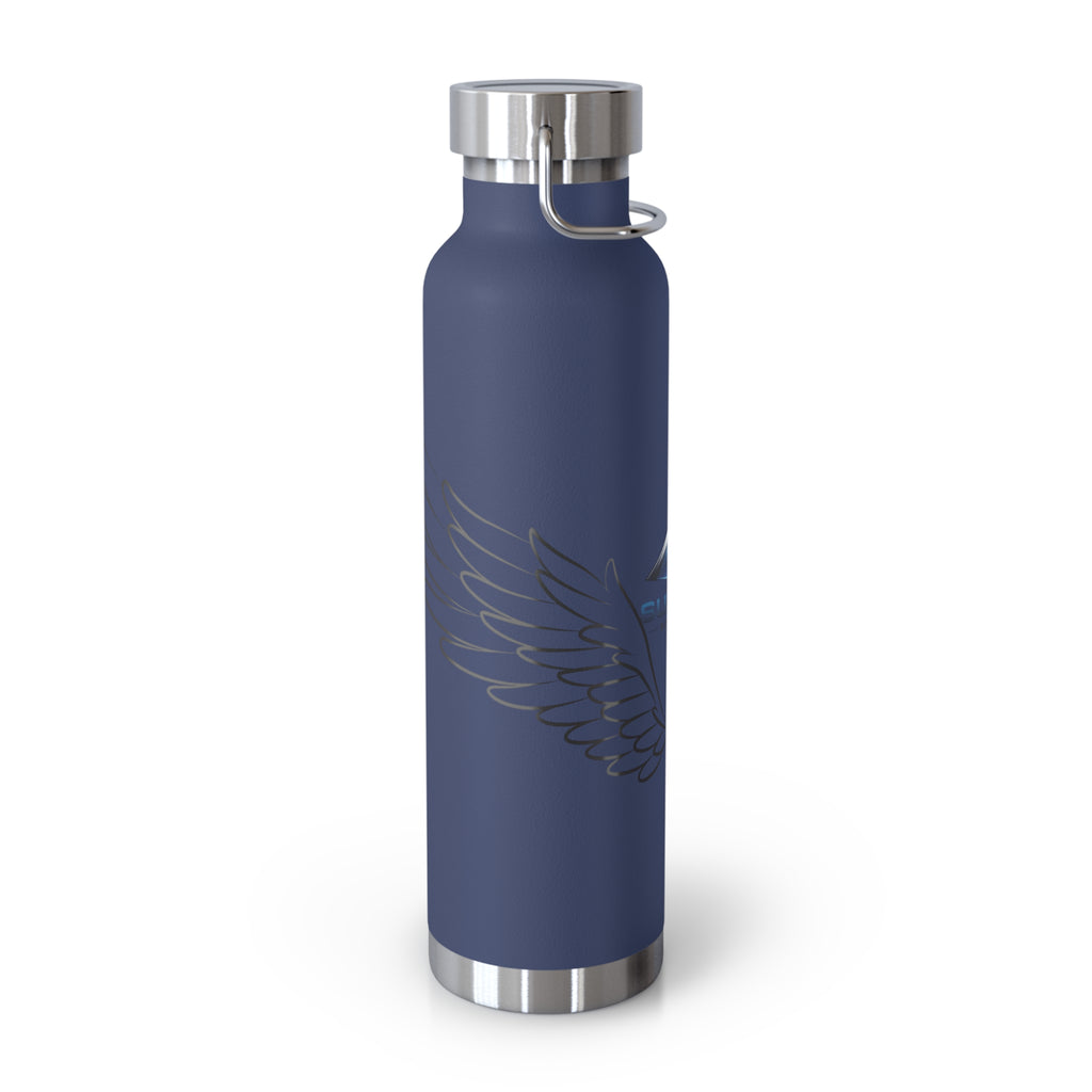 Summit Wings 22oz Copper Vacuum Insulated Bottle — Stainless Lid, Keeps Drinks Hot/Cold