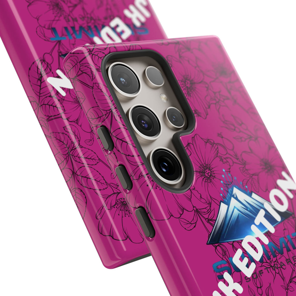 JK Edition Floral Mountain Tough Phone Case — Pink Protective Cover