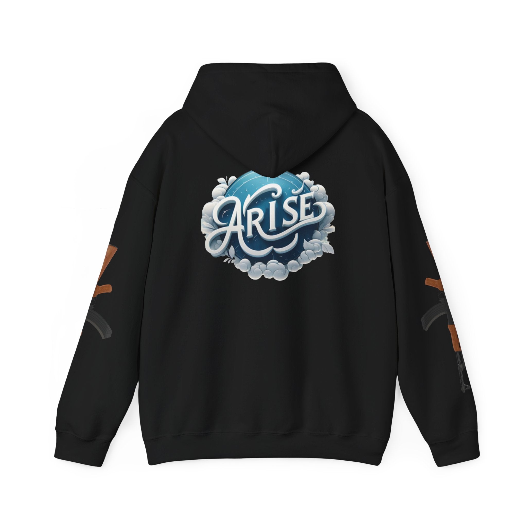 Ascendants Club Hoodie — "Arise" Graphic Pullover with Sleeve Art