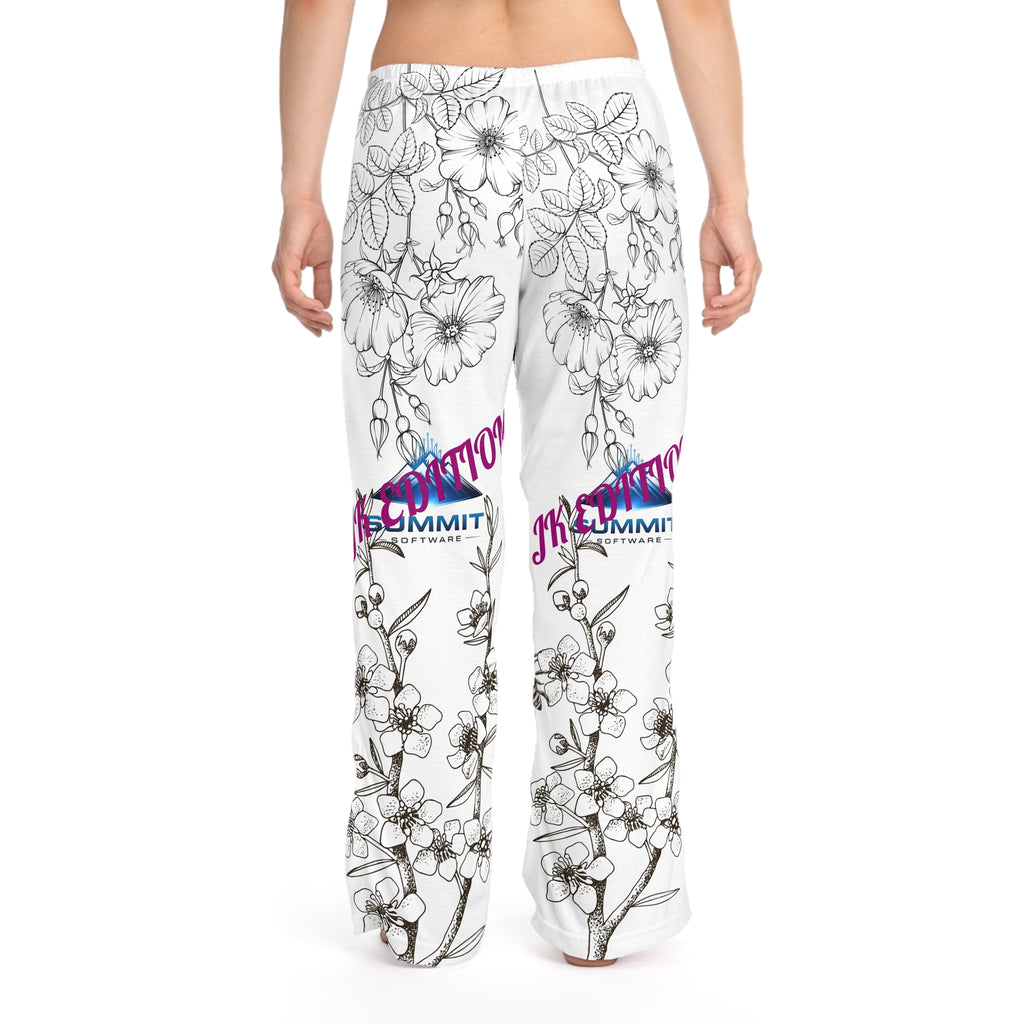 Floral Lounge Pajama Pants — JR Edition Printed Women’s Sleep Bottoms