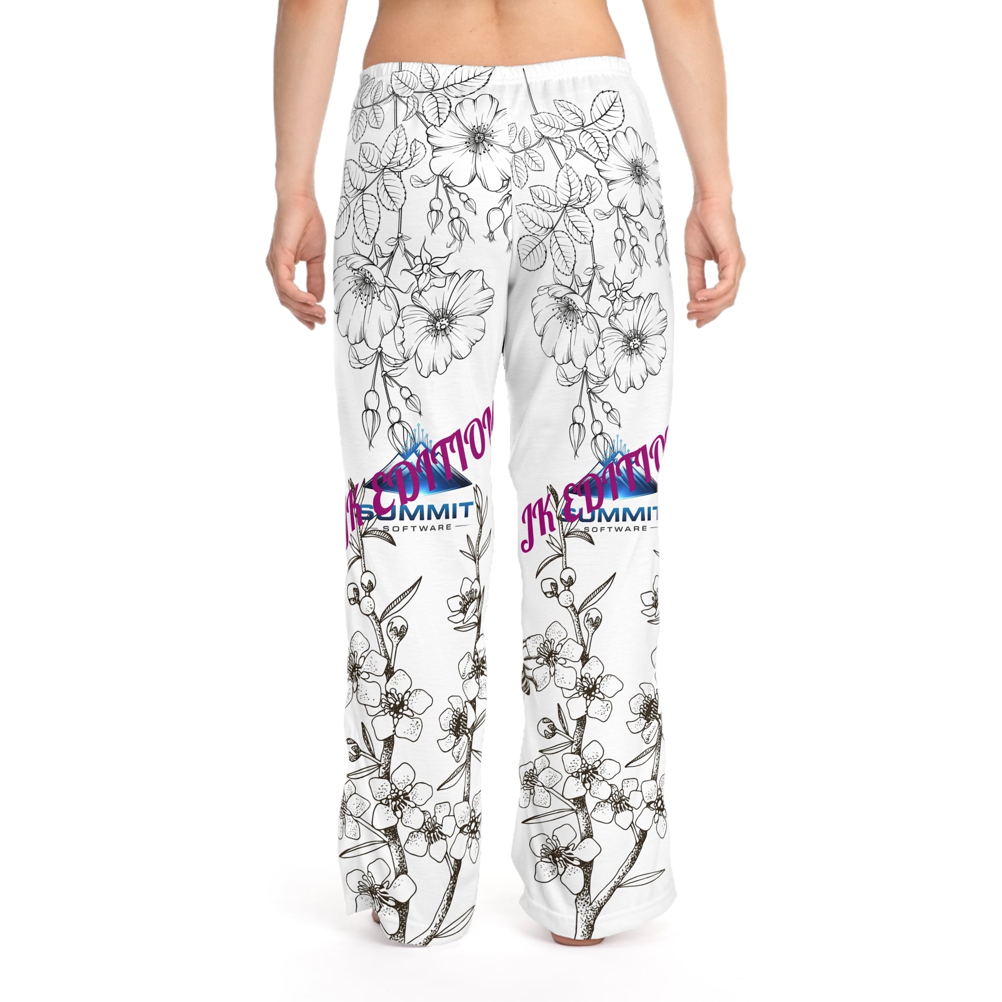 Floral Lounge Pajama Pants — JR Edition Printed Women’s Sleep Bottoms