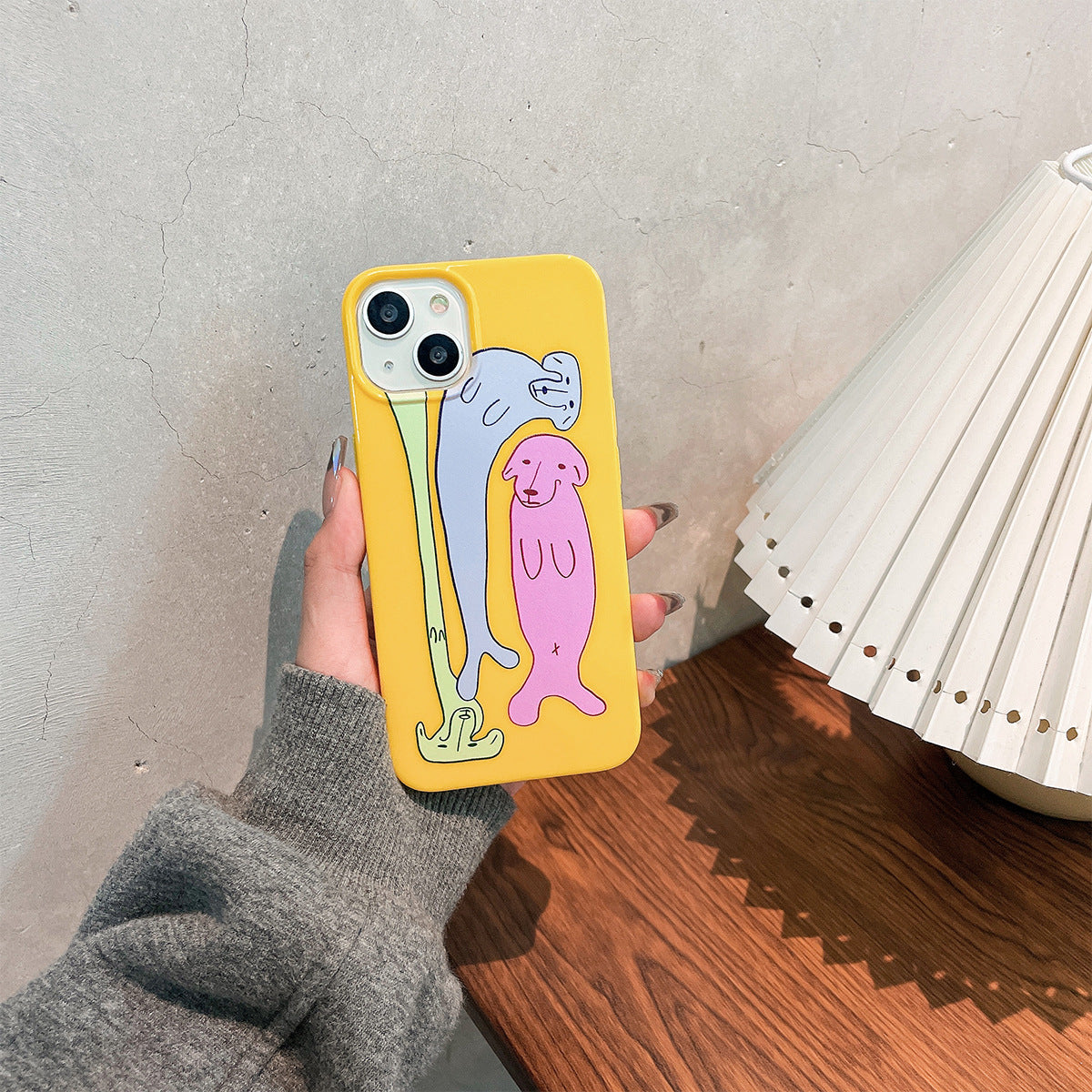 All-inclusive Anti-fall Cartoon Sausage Dog Phone Case